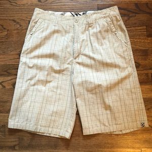 3 for $30 Lightweight Plaid Quiksilver Shorts